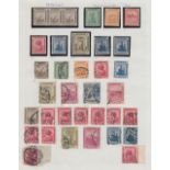 STAMPS EGYPT 1866 to 1960 mint & used collection on album pages with many useful pickings to be had
