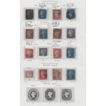 STAMPS GREAT BRITAIN : 1840-1972 collection in printed album plus some QV covers.