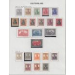 STAMPS GERMANY 1872 to 1945 mint collection in a Davo printed album.