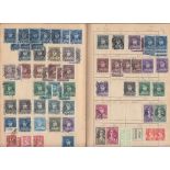 STAMPS BELGIUM Mint & used accumulation in an old approval book with issues from1929 to 1941 with