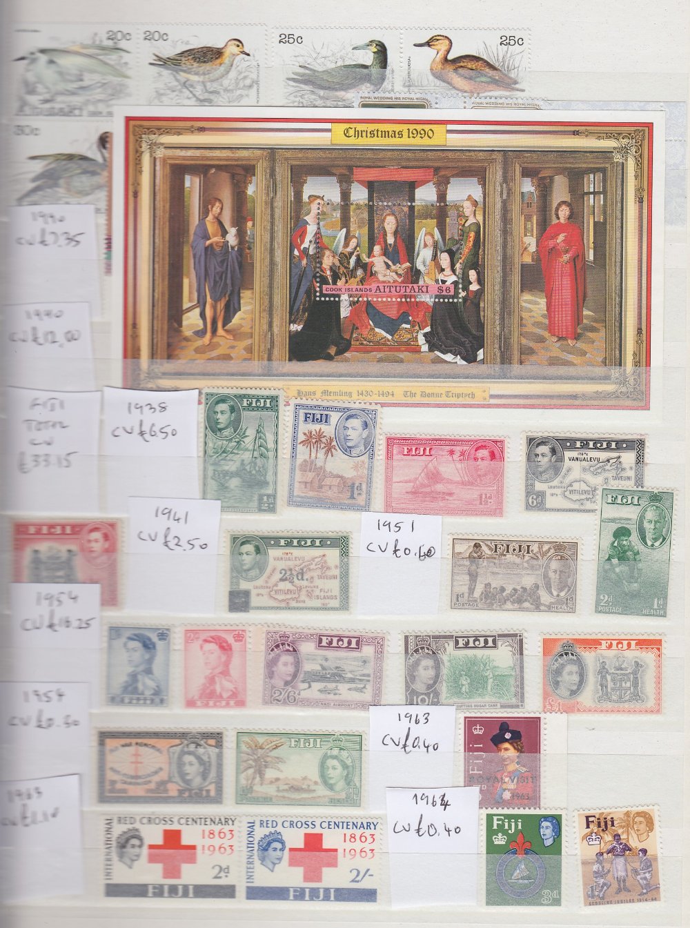 STAMPS : BRITISH COMMONWEALTH collection in green stock book U/M and M/M STC £1200+ useful lot - Image 2 of 2