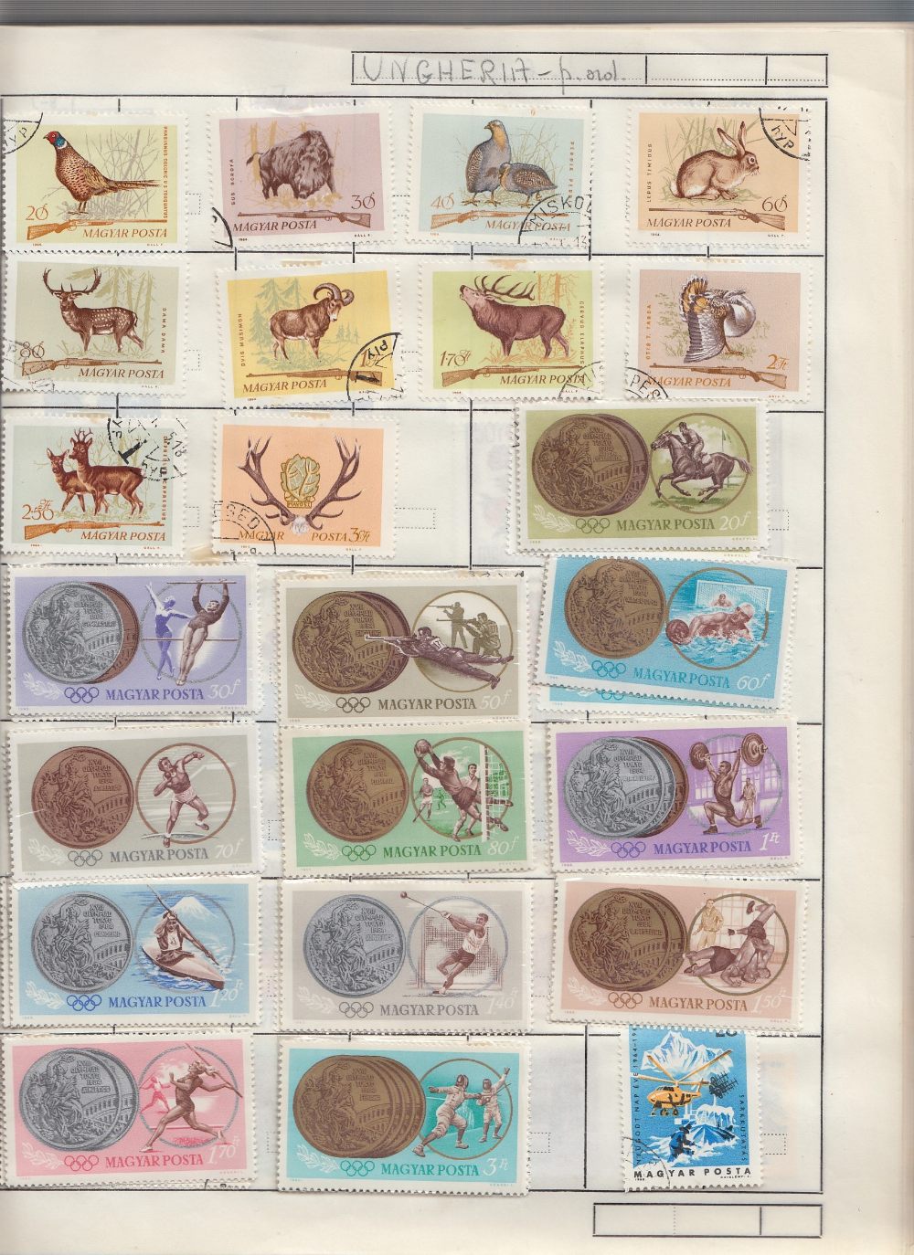 STAMPS HUNGARY Mostly U/M collection in