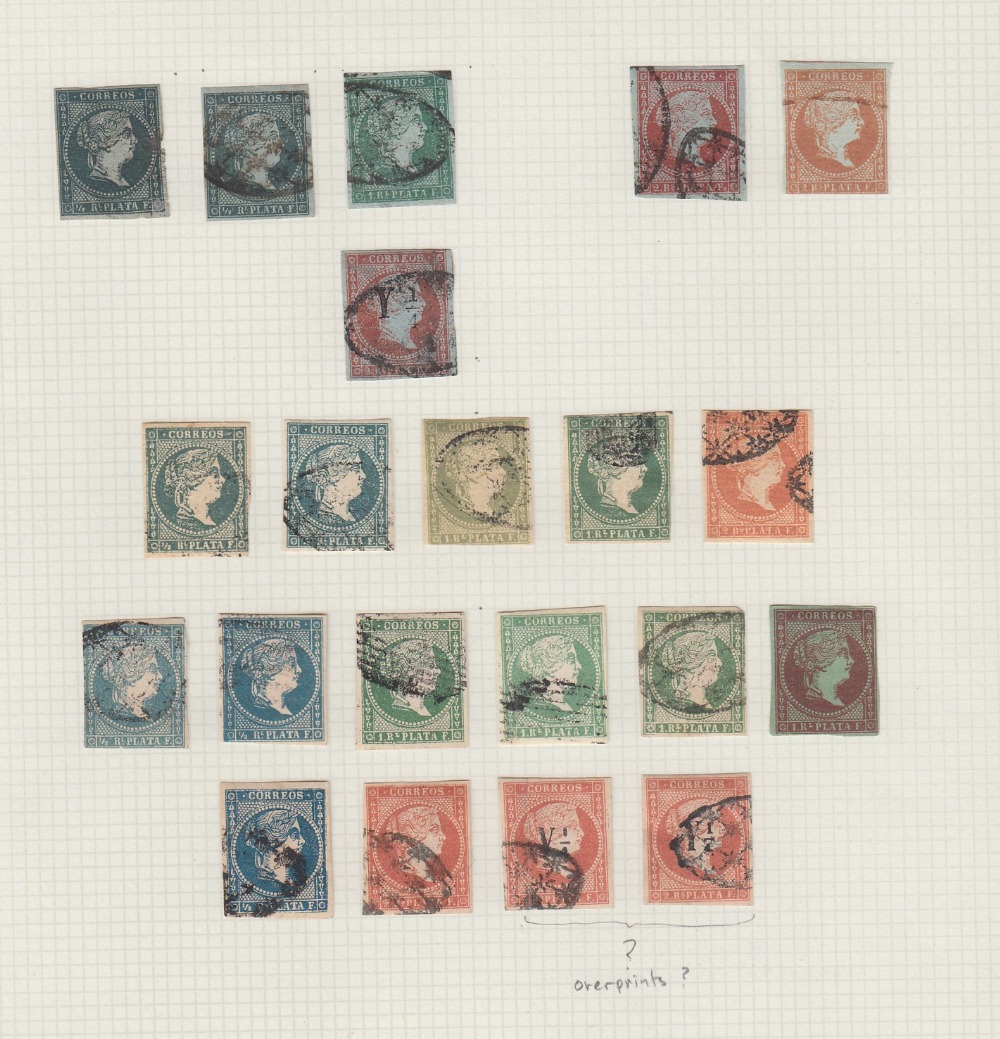 STAMPS : Spanish Carribean collection on