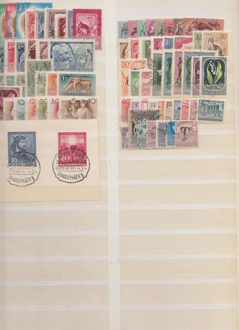 STAMPS : WORLD, stockbook with various B