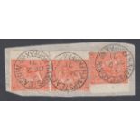 STAMPS GREAT BRITAIN : 1865 4d Vermilion