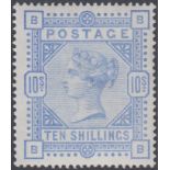 STAMPS GREAT BRITAIN : 1883 10/- Pale Ul