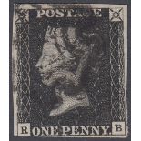 STAMPS GREAT BRITAIN : PENNY BLACK Plate