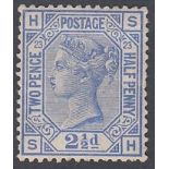 STAMPS GREAT BRITAIN : 1880-83 2 1/2d Bl