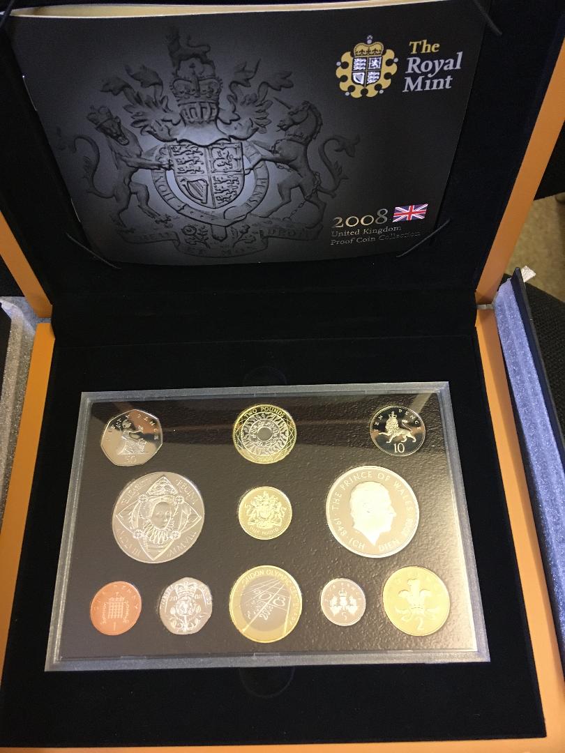 COINS : 2008 UK Proof set in display box
