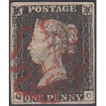 STAMPS GREAT BRITAIN: PENNY BLACK Plate