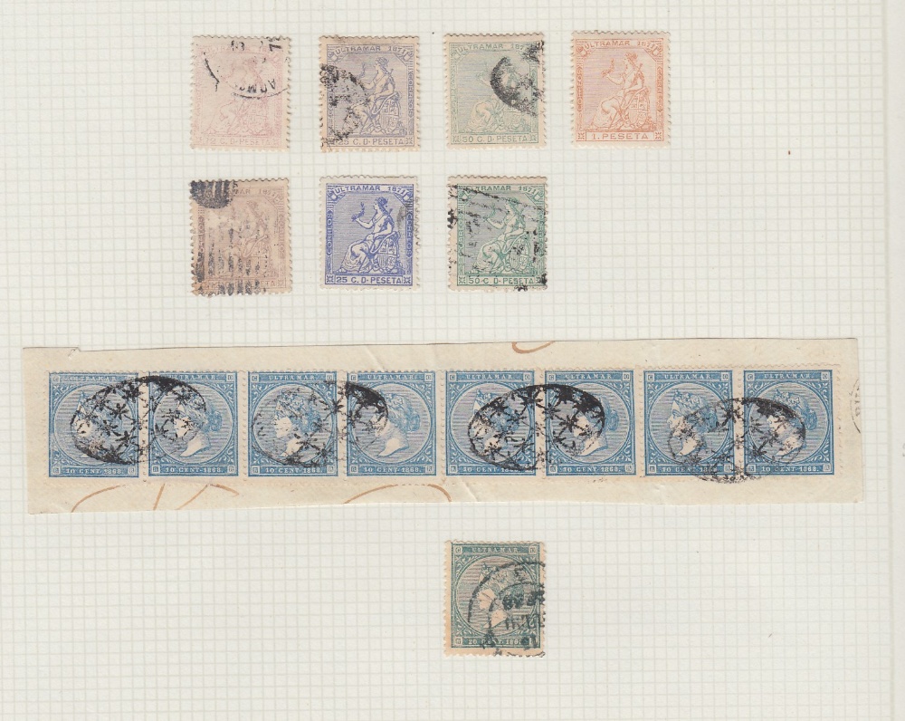 STAMP COLLECTION: Spanish Caribbean collection on four album pages, mint and used. - Bild 4 aus 4