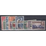 STAMPS CEYLON : 1935 GV pictorial set of eleven, M/M, SG 368-78.