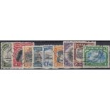 STAMPS COOK ISLANDS : 1944-46 GVI pictorial set of nine, fine used, SG 137-45.