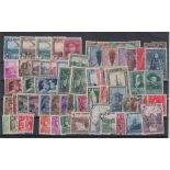 STAMPS BELGIUM : Stockcard with various mint & used sets incl 1929 Anti-tuberculosis Fund set used