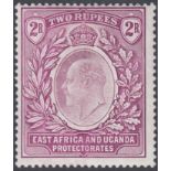 STAMPS KENYA : 1906 British East Africa 2r Dull and Bright Purple,