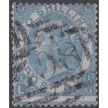 GREAT BRITAIN STAMPS : 1867 2/- COBALT,