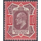 GREAT BRITAIN STAMPS : 1911 10d Dull Reddish Purple and Aniline Pink,