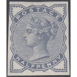 GREAT BRITAIN STAMPS : 1884 1/2d Slate Blue,