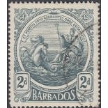 STAMPS BARBADOS : 1916-19 2d grey-black, fine used, SG 184a.