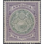 STAMPS ANTIGUA : 1903 2/- grey-green & pale violet, M/M, SG 38.