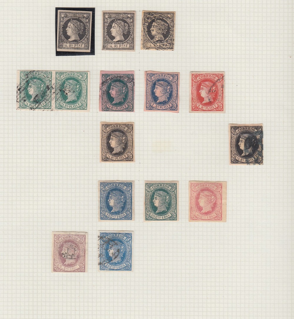 STAMP COLLECTION: Spanish Caribbean collection on four album pages, mint and used. - Image 3 of 4