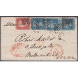 STAMPS : POSTAL HISTORY : 1862 Registere