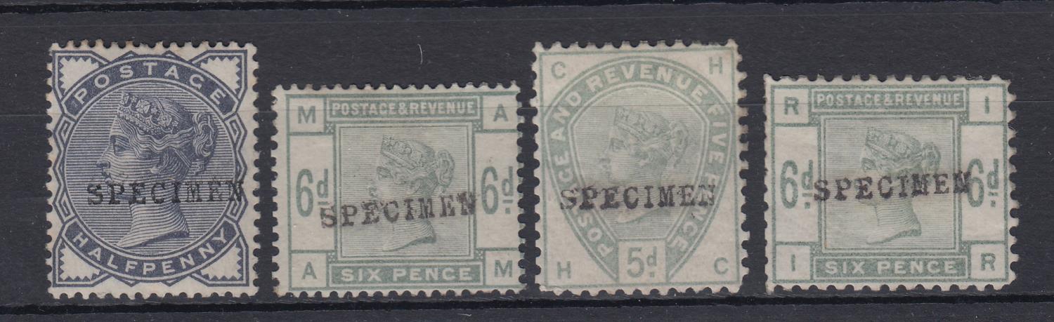 STAMPS GREAT BRITAIN : 1883 Lilac and Gr