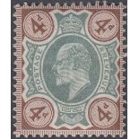 GREAT BRITAIN STAMPS : 1902 4d Green and