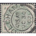 GREAT BRITAIN STAMPS : 1883 9d Dull Gree