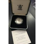 COINS : 1995 UK £2 Peace silver proof coin in display box