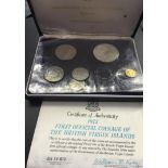 COINS : 1973 British Virgin Islands Proof Coin set in special case,