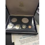 COINS : 1974 British Virgin Islands Proof Coin set in special case