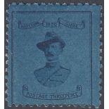 STAMPS SOUTH AFRICA : CAPE MAFEKING 1900 3d Deep Blue and Blue,