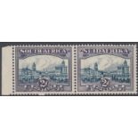 STAMPS SOUTH AFRICA : 1938 2d blue and violet, lightly M/M marginal, SG 44e.