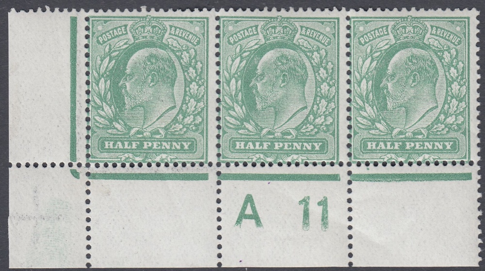 GREAT BRITAIN STAMPS : 1911 1/2d Dull Gr