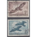 STAMPS AUSTRIA : 1950 AIR, 3s turquoise