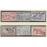 STAMPS FRANCE : 1953 Sports set of six U