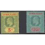 STAMPS CAYMAN ISLANDS : 1907 mounted min