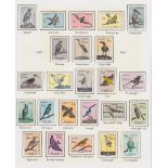 STAMPS : BIRDS, 1951 complete set of 24
