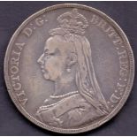 COINS : GREAT BRITAIN 1889 Victoria Silv
