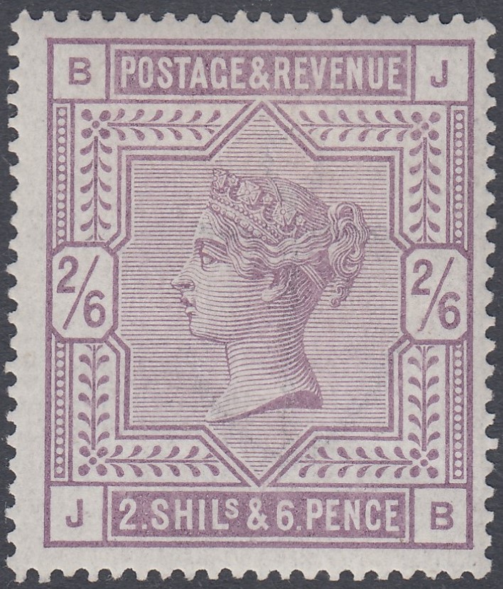 GREAT BRITAIN STAMPS : 1883 2/6 Lilac le