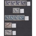 STAMPS AUSTRIA : 1950 AIR, selection on