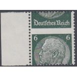 STAMPS GERMANY : 1934 6pf deep dull gree