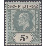 STAMPS FIJI : 1903 5/- Green and Black l