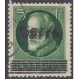 STAMPS GERMANY : 1920 5pf with double 'S