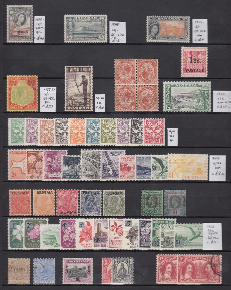 TIMED SALE Great Britain, World and Commonwealth Stamps, and Postal history and Coins and bank notes