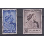 STAMPS SWAZILAND : 1948 Silver Wedding,