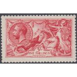 GREAT BRITAIN STAMPS : 1915 5/- Bright Carmine,