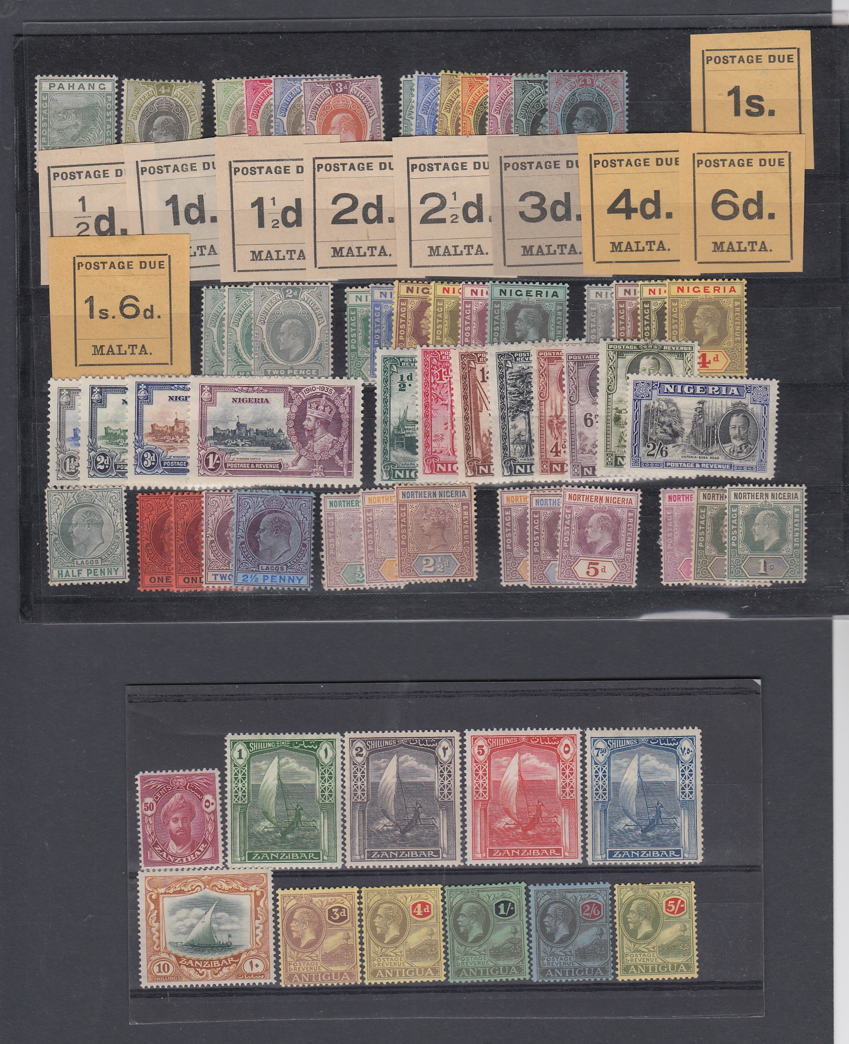 STAMPS British Commonwealth, Small box of various issues on stock cards, QV to GVI, - Image 18 of 20