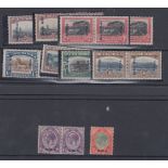 SOUTH WEST AFRICA STAMPS 1927 set of six in lightly M/M pairs with extra 2d & 3d pairs,